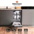 Посудомоечная машина встраиваемая HBSI 4524.1, 45см, 4 программы (интенсивный, экономный, 90 минут, быстрый), Система защиты от протечек-AquaBlock, отложенный старт.