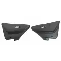 Облицовка боковая (крышка бардачка) Alpha Пегас черная (пара)