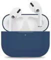 Силиконовый тонкий чехол для AirPods Pro 2 / Защитный кейс для беспроводных наушников / Синий