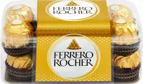 Конфеты FERRERO ROCHER из молочного шоколада с кремовой начинкой, 200г