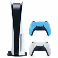 Игровая приставка Sony PlayStation 5 Slim, с дисководом, 1000 ГБ SSD, синий，2-й геймпад