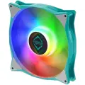 Вентилятор iceberg 140x140x25 IceGALE ARGB, PWM, TEAL, 500 - 1600rpm, 36dB(M), 023A