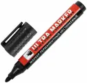Маркер перманентный ULTRA MARKER, черный, 3,5 мм, с клипом, BRAUBERG, 152204, 24 штук, 152204