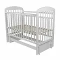 Кроватка детская Мой малыш 9 с универсальным маятником, белый