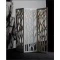 Ширма декоративная перегородка для комнаты белая 148см-150 см