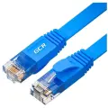 Патч-корд GCR RJ-45(M) - RJ-45 (M) (GCR-LNC65), длина 15 м, синий