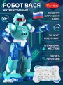 Робот Вася на пульте управления, интерактивный робот игрушка, ходит/танцует, обучение/факты о космосе/считалочки/скороговорки, JB0213006