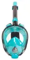 Sargan Маска полнолицевая для сноркелинга Galaktica Premium L-XL, черный/бирюзовый/бирюзовый