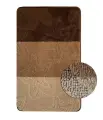 Коврик в ванну санакс 00214 SILVER одинарный коричневый 60х100 см 100 % полиэстер