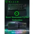 Игровая клавиатура Razer Huntsman V3 Pro TKL Esports русская (Analog Optical Switches Gen-2) RZ03-04980100-R3M1