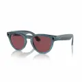 Умные очки Ray-Ban Headliner, поляризованные линзы Polar Dusty Red, оправа Shiny Jeans