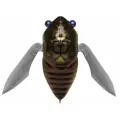 Воблер (жук-цикада) Megabass SIGLETT (36.5мм, 5.3гр, плавающий) - HIGURASHI