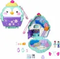 Фигурки Mattel Polly Pocket - Компактный игровой набор Полли Покет с куклами и аксессуарами - Снежный Пингвин HRD34
