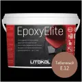 Эпоксидный состав для укладки и затирки мозаики LITOKOL EpoxyElite E.12 1 кг Цвет: Табачный