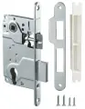 Замок межкомнатный под цилиндр METLH25-50 Box (LH 25-50) CP ригель + защёлка (хром)