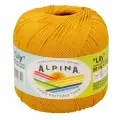Пряжа ALPINA LILY 100% мерсеризованный хлопок 50 г 175 м №038 оранжевый