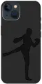 Силиконовый чехол на Apple iPhone 13 / Эпл Айфон 13 с рисунком Kickboxing Soft Touch черный