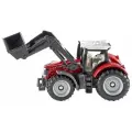 Трактор Siku Massey Ferguson с фронтальным погрузчиком (1484) 1:48, 8 см, красный/серебристый