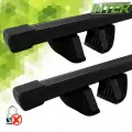 Багажник на рейлинги Nissan Patrol (Y61) внедорожник 1997-2010, 130 см. - квадратные стальные дуги, Интер крепыш