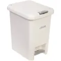 Ведро для мусора с педалью 'Elegance' 8л, белое, удобное и практичное