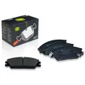 Дисковые тормозные колодки передние TRIALLI PF084101 (4 шт.) черный