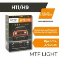 Светодиодные автомобильные лампы MTF light H9 Cyber Light 6000К