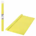 Бумага цветная крепированная Brauberg, 50x250см, желтая, 32 г/кв. м, плотная, растяжение до 45%, в рулоне, 10 листов (126529)