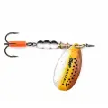 Блесна вращающаяся Mepps AGLIA FLUO, Micropigments Trout, 4, Brown, комплект из 5 штук