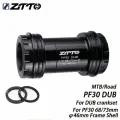 Каретка ZTTO PressFit PF30 DUB 46х68/73, под вал SRAM DUB 28,99 мм, black