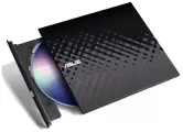 Привод DVD±RW Asus DL Slim Black (Karim Rashid collection) внешний USB 2.0 (SDRW-08D2S-U)