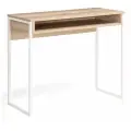 Письменный стол Лайфмебель Лео Лофт дуб делано светлый / белый матовый