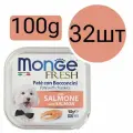 Monge Fresh Dog , консервы для собак , паштет со вкусом лосося (32шт по 100г)