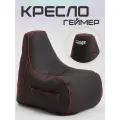 Игровое кресло MyPuff Геймер, бескаркасное кресло 5XL, оксфорд, черно-красный