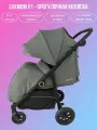 Прогулочная коляска NEW Lux V1 Siesta, армейский
