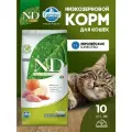 Cухой корм для кошек Farmina 10кг N&D Prime дикий кабан с яблоком для взрослых Фармина Прайм беззерновой