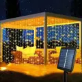 Солнечные светодиодные гирлянды STUXMOS, Solar-6x3M 600LEDs, Warm Light