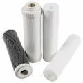 Набор картриджей для магистрального фильтра воды Обеззараживание воды 4 картриджа ПО цене 3 (KDF 10SL, BL 10SL, PP 10SL (2 шт.))