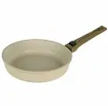 Сковорода Традиция ТВ2245, алюминий, съемная ручка, 24 см, бежевая