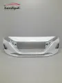 Бампер передний в цвет для Хендай Солярис 2 рестайлинг 2020 - 2021 г. PGU - белый