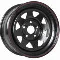 Стальной колесный диск Off-Road Wheels УАЗ (Треугольник мал.) 10x15/5x139.7 D110 ET-44 Черный