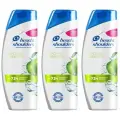 Комплект 3 штук, Шампунь HEAD & SHOULDERS против перхоти Яблочная свежесть 400мл