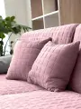 Подушки декоративные 40х40 - 2 шт, IRISHOME, розовые, гипоаллергенные, для сна и отдыха