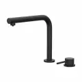 Смеситель для кухни OMOIKIRI Nara-S-GB для установки под окно / с вытяжным изливом / графит