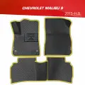 Коврики EVA (ЕВА) 3D Chevrolet Malibu IX с подпятником +2 логотипа / Шевроле Малибу 9 (2015-н. в.)