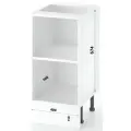 Корпус кухонного напольного шкафа 40 см, Ш40*В82*Г50 см, петли в комплекте, засверловка с двух сторон