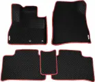 Автомобильные коврики EVA С бортиками для RENAULT SCENIC (IV) / Рено Сценик 4 / 2016 - н. в. + подпятник + 2 логотипа