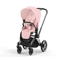 Коляска прогулочная Cybex Priam IV peach pink на раме chrome/black