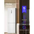 Холодильник Haier C4F620CWMPU1, белый, зона свежести, морозилка снизу, 400 л