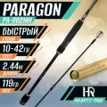 Спиннинг для рыбалки Hearty Rise PARAGON PA-802MH 2.44м, тест 10-42гр, 2 секции