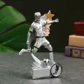 Кубок наградной с фигуркой «Футбол: лучший игрок», 15×4×11 см